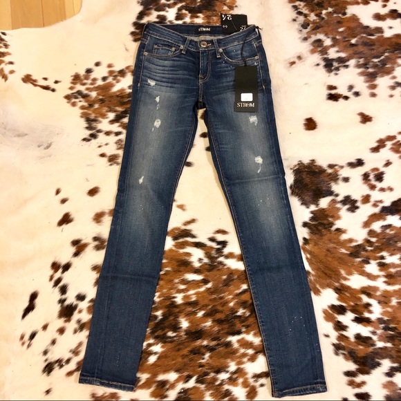 Strom Denim - Strom Tio Skinny Distressed Jeans sz 24